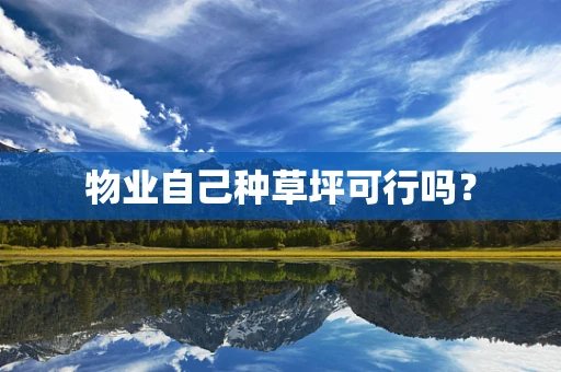 物业自己种草坪可行吗？