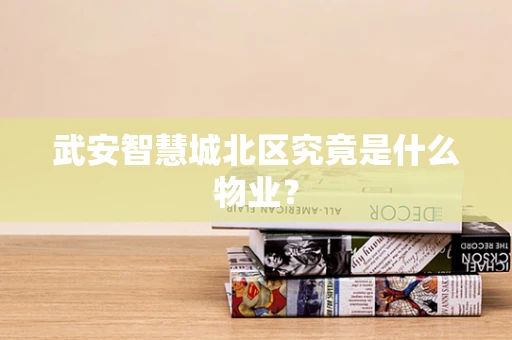 武安智慧城北区究竟是什么物业？
