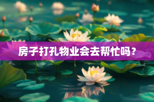 房子打孔物业会去帮忙吗？