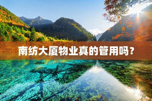 南纺大厦物业真的管用吗？