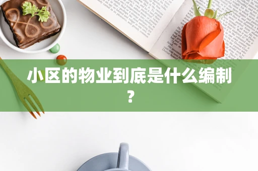 小区的物业到底是什么编制？
