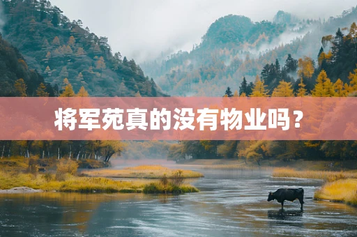 将军苑真的没有物业吗？
