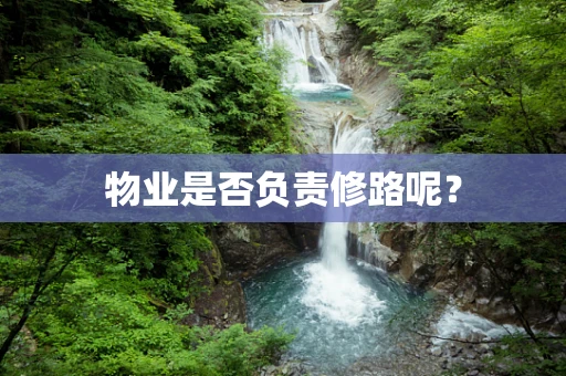物业是否负责修路呢？