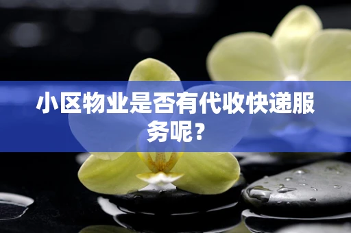 小区物业是否有代收快递服务呢？