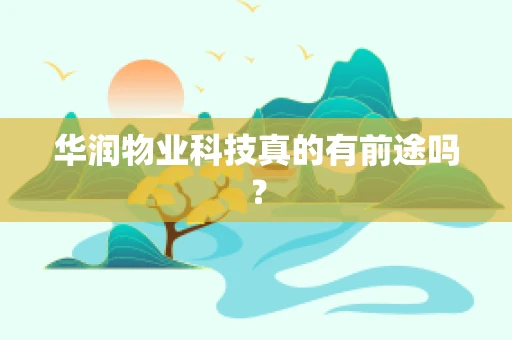 华润物业科技真的有前途吗？