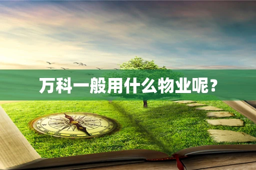 万科一般用什么物业呢？