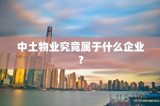 中土物业究竟属于什么企业？