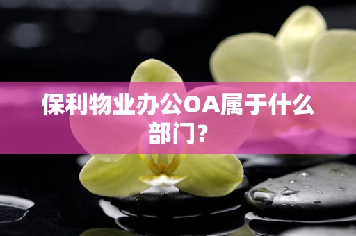 保利物业办公OA属于什么部门？
