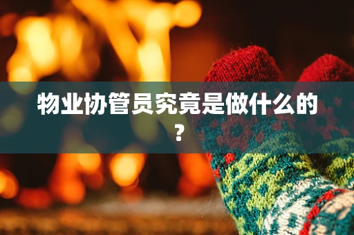 物业协管员究竟是做什么的？