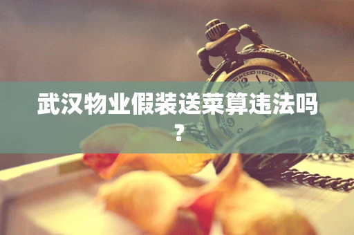 武汉物业假装送菜算违法吗？