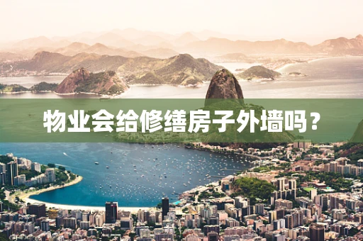 物业会给修缮房子外墙吗？