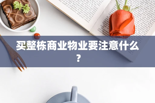 买整栋商业物业要注意什么？