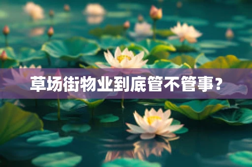 草场街物业到底管不管事？
