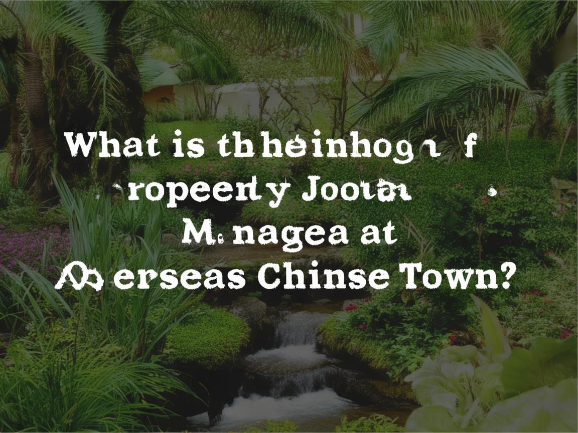 华侨城物业经理究竟叫什么？